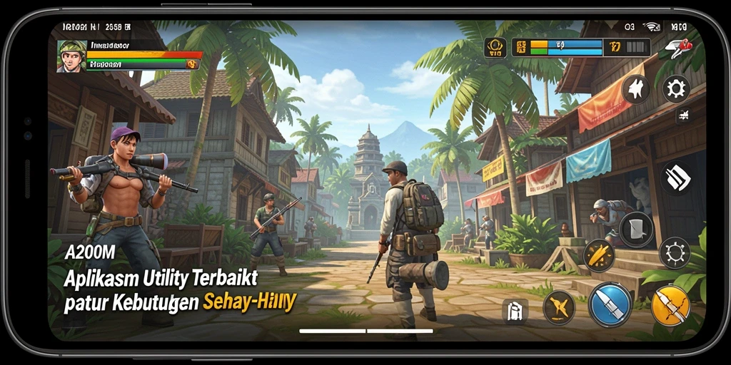Tampilan antarmuka utama A200M yang memudahkan pengelolaan tugas.
