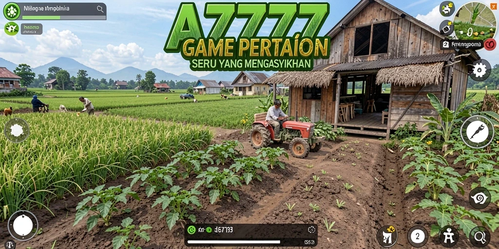 Screenshot A7777 menampilkan gameplay Farming yang menarik.