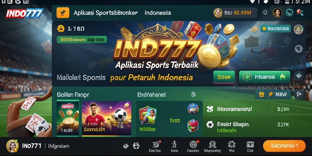 Tampilan gameplay INDO777 yang menarik untuk taruhan olahraga.