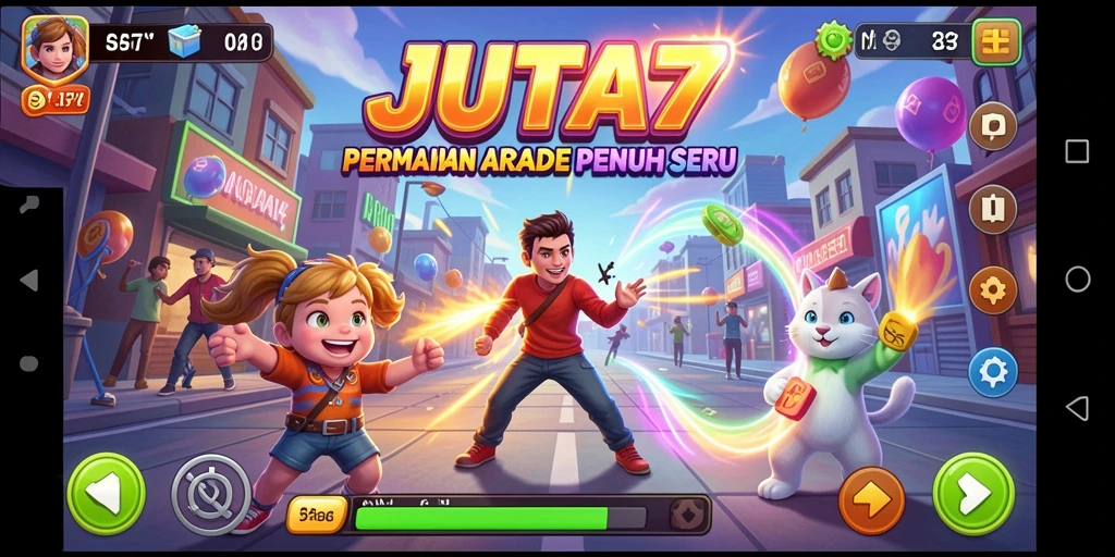 Gameplay seru JUTA7 yang memikat dengan berbagai tantangan.