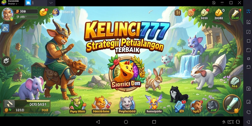 Tampilan menarik dari gameplay koloni kelinci dalam KELINCI777.
