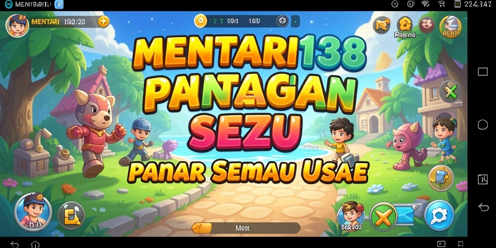 Tampilan gameplay Puzzle MENTARI138 yang menarik dan berwarna.