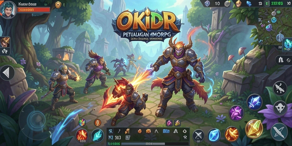 Tangkap momen seru dalam aksi gameplay MMORPG OKIDR.