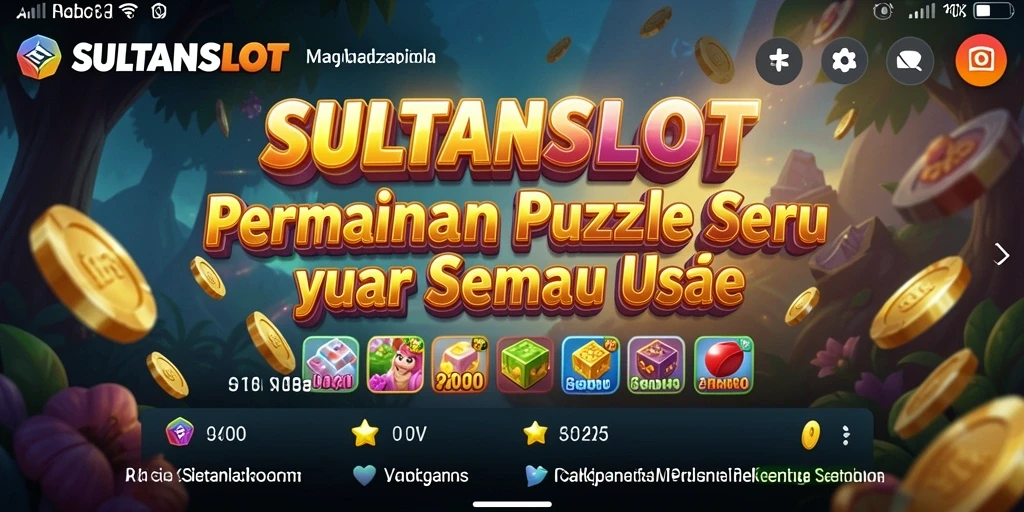 Tampilan gameplay SULTANSLOT yang penuh warna dan menantang.