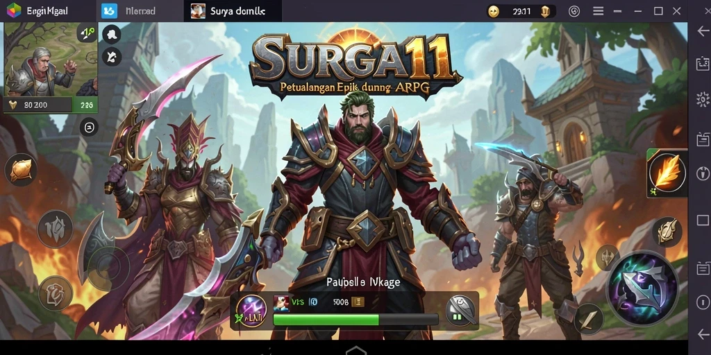 Gameplay SURGA11 yang menakjubkan dalam dunia ARPG.