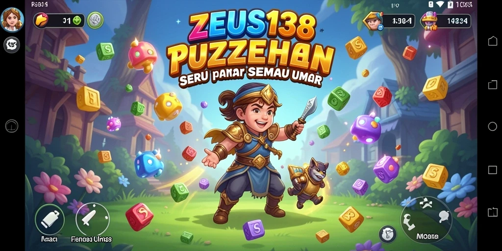 Tampilan gameplay menantang dari ZEUS138 saat menyelesaikan teka-teki.